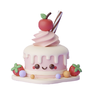 Personaje en forma de tarta adorable-dulces a tu medida-El bosque encantado@2x