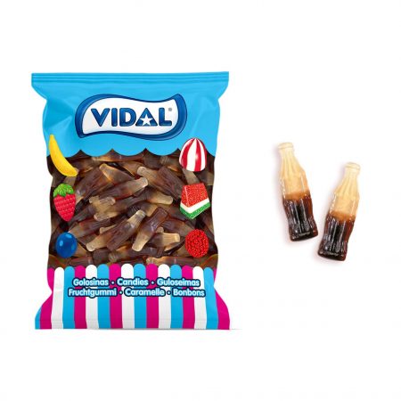 Botellas cola jelly Vidal