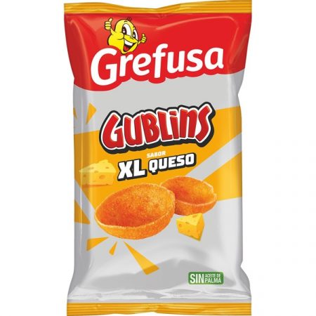 Grefusa Gublins sabor queso bolsa 120 gr.