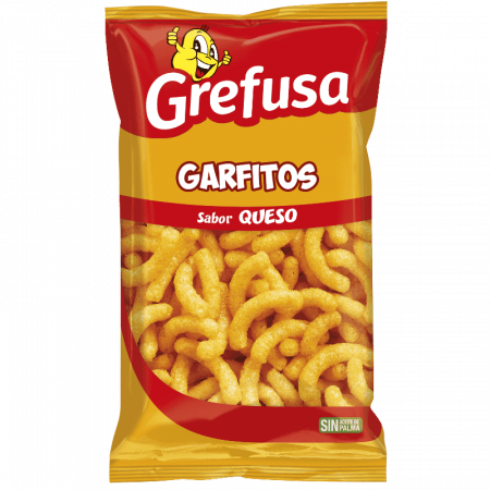 Grefusa Garfitos sabor a queso bolsa 88 gr.