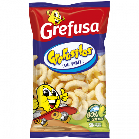 Grefusa Grefusitos de maíz sabor mantequilla bolsa 30 gr.