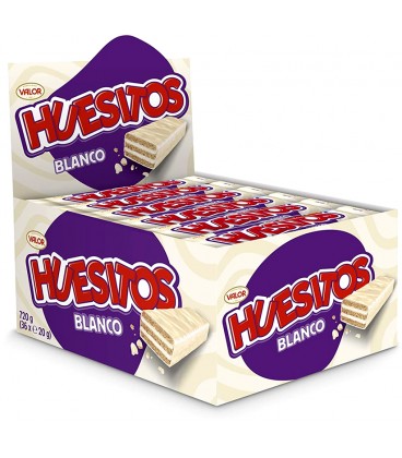 Huesitos Barritas de Chocolate Blanco