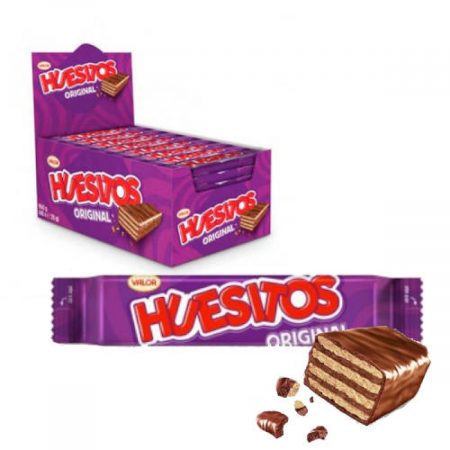 Huesitos Original Barritas recubiertas de chocolate con leche