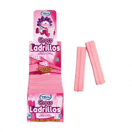 Chocoladrillos fresa Vidal