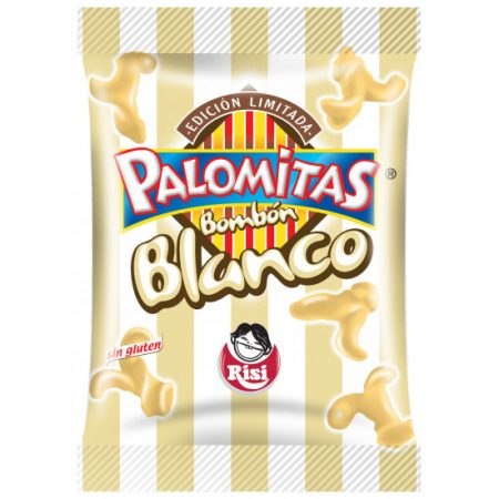 Palomitas Risi recubiertas de chocolate blanco bolsa 30 gr.