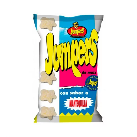 Jumpers aperitivo horneado sabor a Mantequilla Sin gluten 100gr.