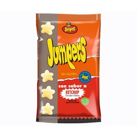 Jumpers aperitivo horneado sabor a Ketchup Sin gluten   100 gr.