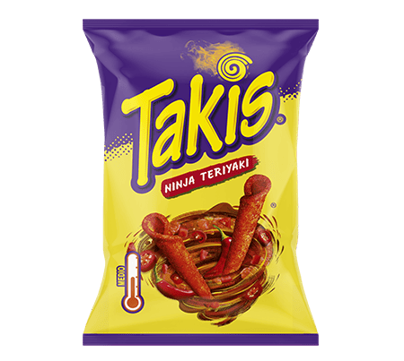 Takis Ninja Teriyaki con salsa oriental bolsa 80 gr.