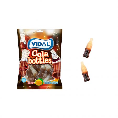 Botellas Cola Vidal Bolsa 90 gr.