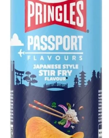 Pringles Stir Fry estilo japones sabor wok dulce y salado 165 gr.