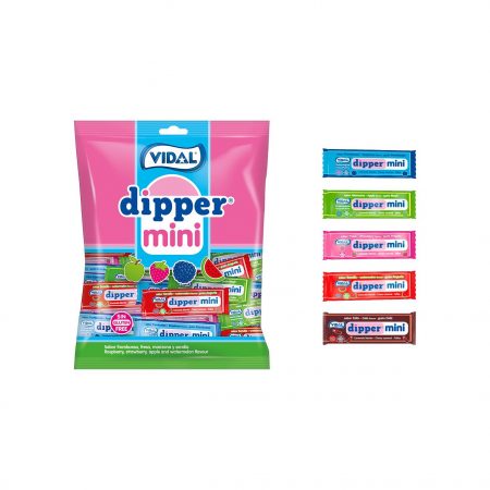 Dipper Mini Vidal Surtido caramelo blando Bolsa 60 gr.