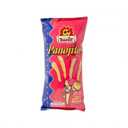 Panojitos Tosfrit palitos torcidos de maiz sabor a queso 110 gr.