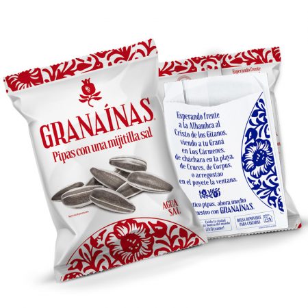 Pipas Granainas Agua Sal " Con una mijitilla de sal bolsa 120 gr.