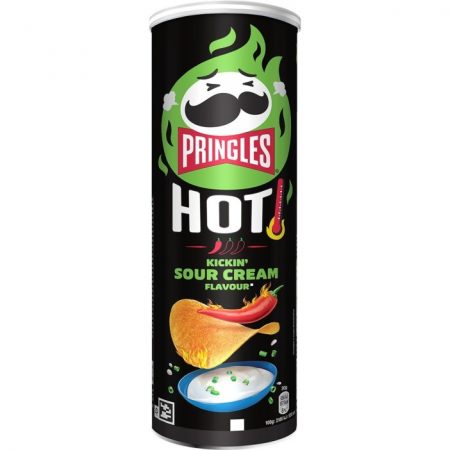 Pringles Hoy Sour Cream sabor sour cream y picante bote 160 gr.