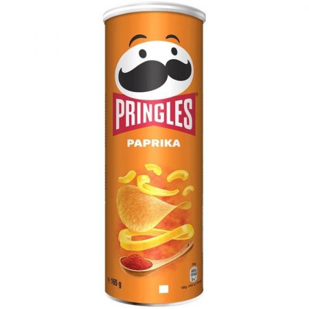 Pringles Paprika sabor a pimenton bote 165 gr.