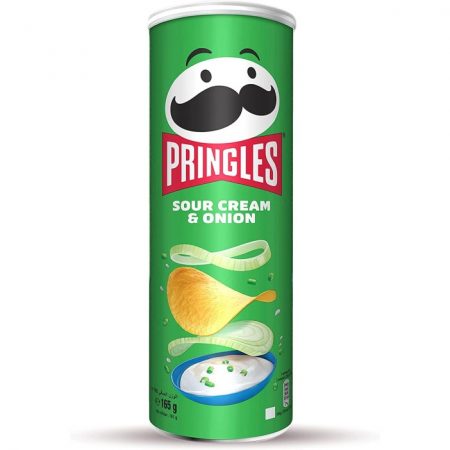 Pringles Sour Cream&Onion bote 165 gr.