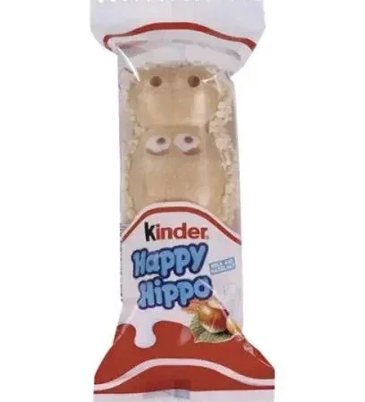 Kinder Happy Hippo Hipopótamo relleno de avellanas y leche 20,7 gr.