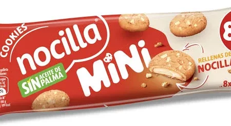 Nocilla Mini Cookies Blancas cacao y cremoso relleno 64 gr.