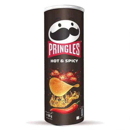 Pringles Hot & Spicy Patatas fritas sabor picante Bote 165 gr.