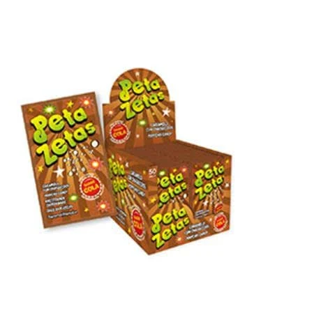 Peta Zetas sabor Cola caramelo explosivo sobre 7 gr.
